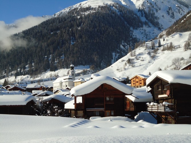 Randonnées hivernales, Vallée de Conches
