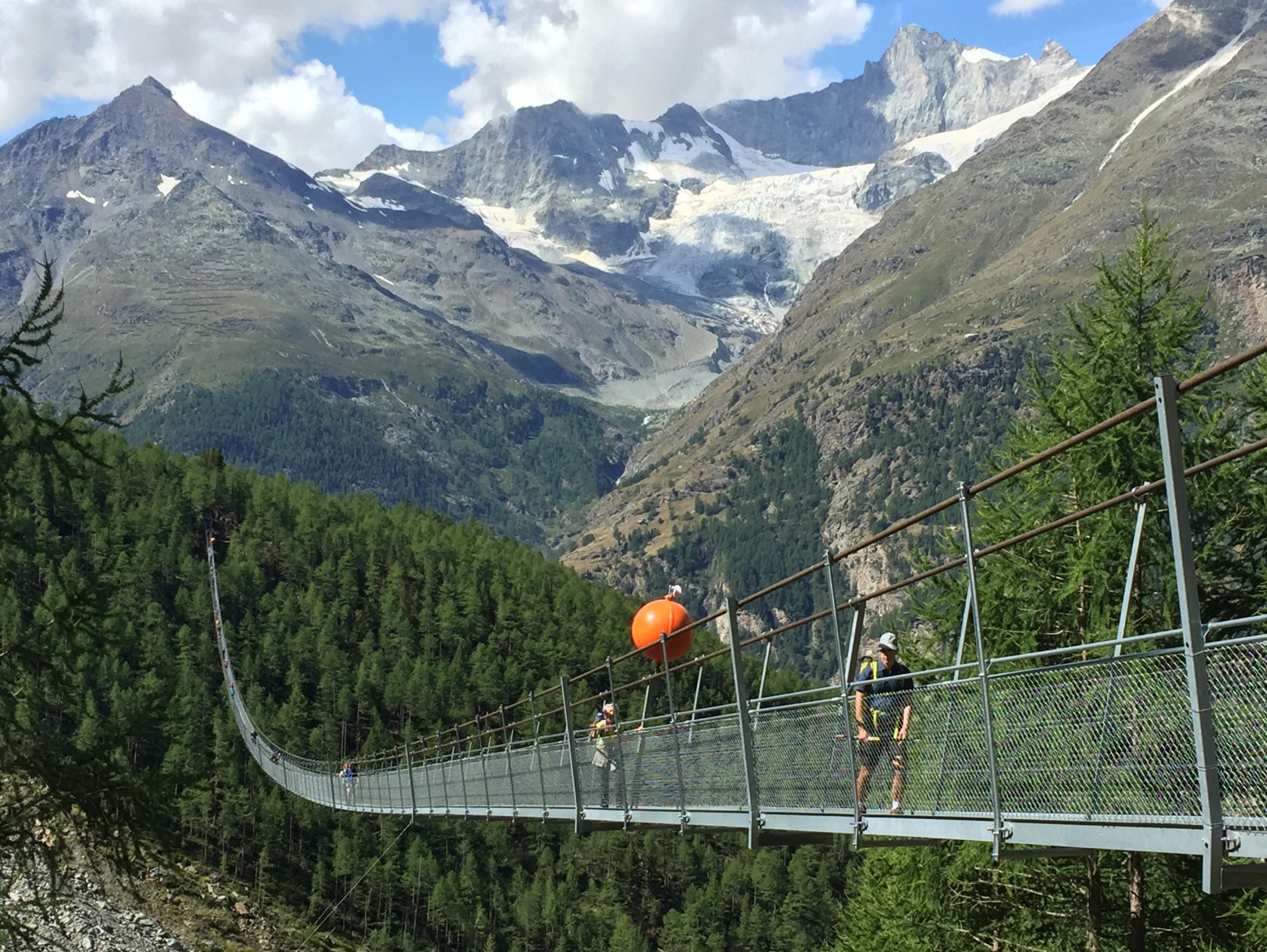 Randa suspension bridge